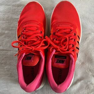 Nike Lunarstelos Sneaker 2016 Pink Orange Women’s Size 9.5